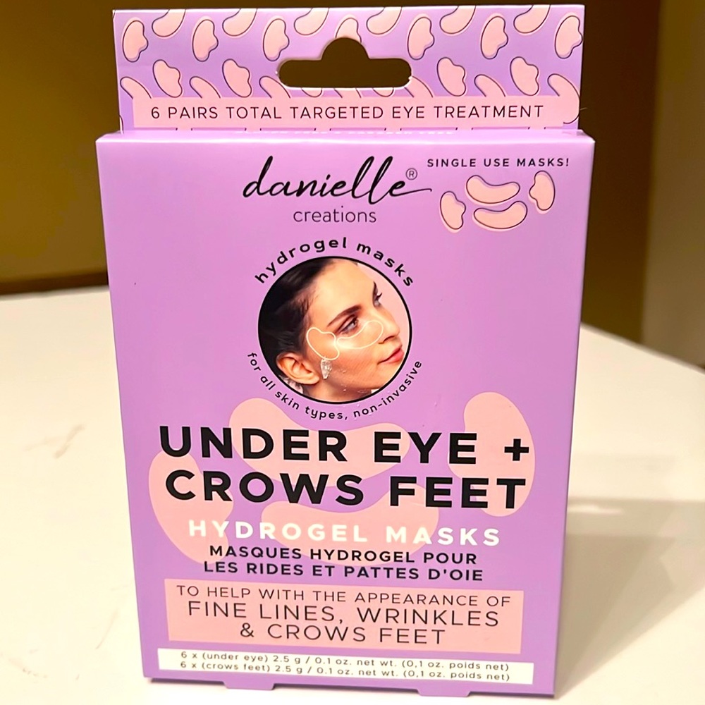 Danielle Creations Hydrogel masks for all skin types under eyes & crows feet